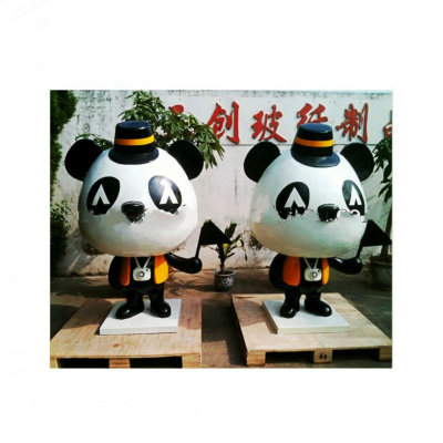 Entertainment Venues Hand Lay-up Cute Panda