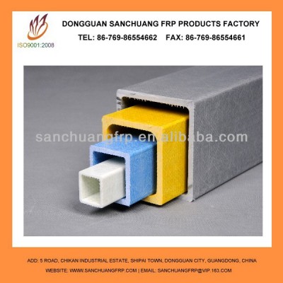 High Strength Pultruded Fiberglass Square Tube