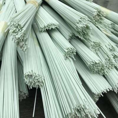 Guangdong FRP Products Manufacturer Real Live Fiberglass Rods Production 2.5mm,3.0mm,3.5mm Flexible Fiberglass Round Rods