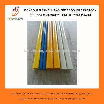 plastic reinforced composite hollow fiberglass tube for handle