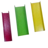 frp fiberglass U and C shape profile products